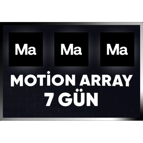  ⚡ MOTİON ARRAY  7 GÜN ⚡
